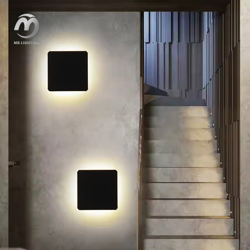Aluminum LED Wall Lamps Indoor Outdoor Corridor Light Modern Waterproof Exterior Sconce Light