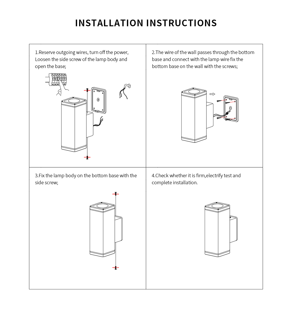 Led Wall Bracket Lights