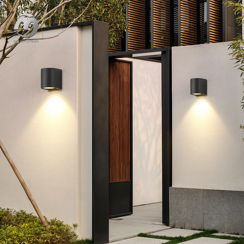 Waterproof Outdoor Led Wall Light Courtyard Wall Mounted Light Modern Sconce Lamp for Hotel