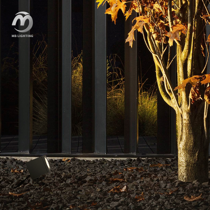 IP65 Waterproof Outdoor Led Spot Light Outside Square Flood Light Garden Landscape Lighting