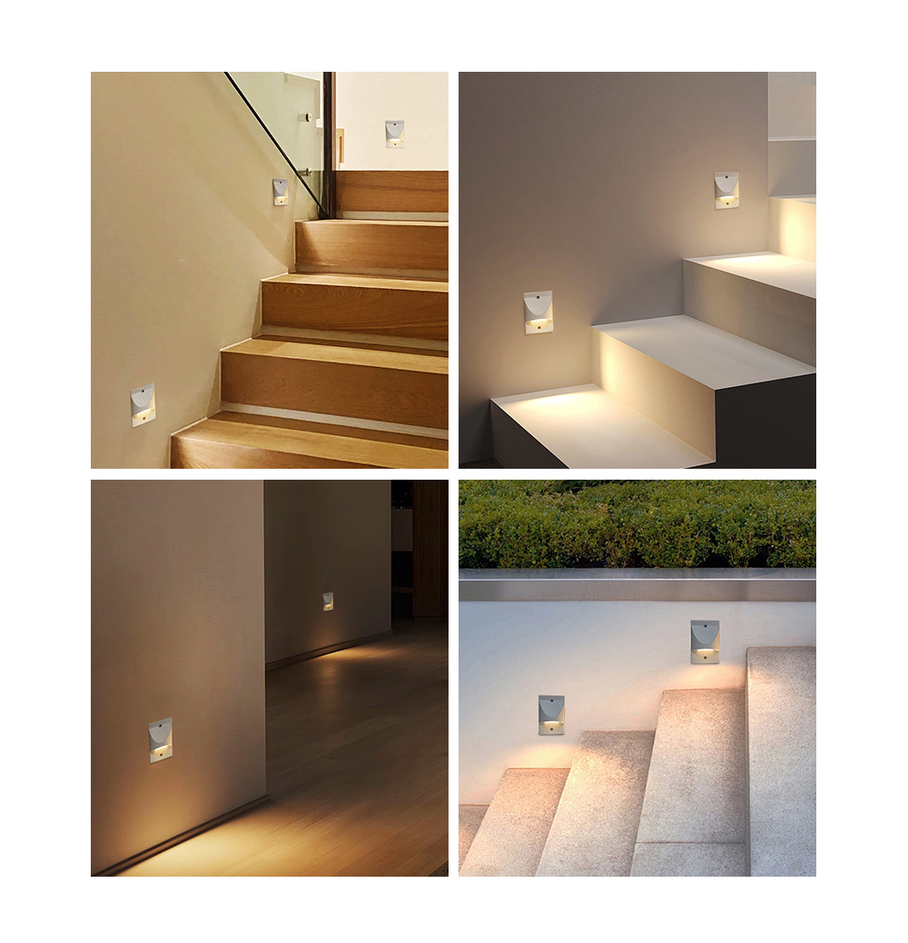 step wall lamp