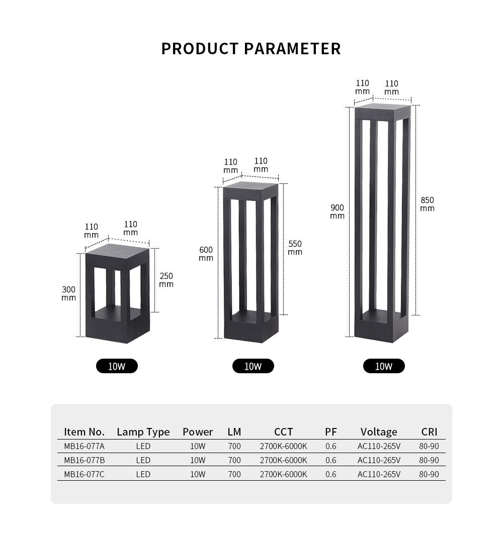 LED Lawn Bollard Lights
