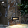 Outdoor LED Wall Lamp Rectangle Foot Light Recessed Corner Light Corridor Step Stair Light