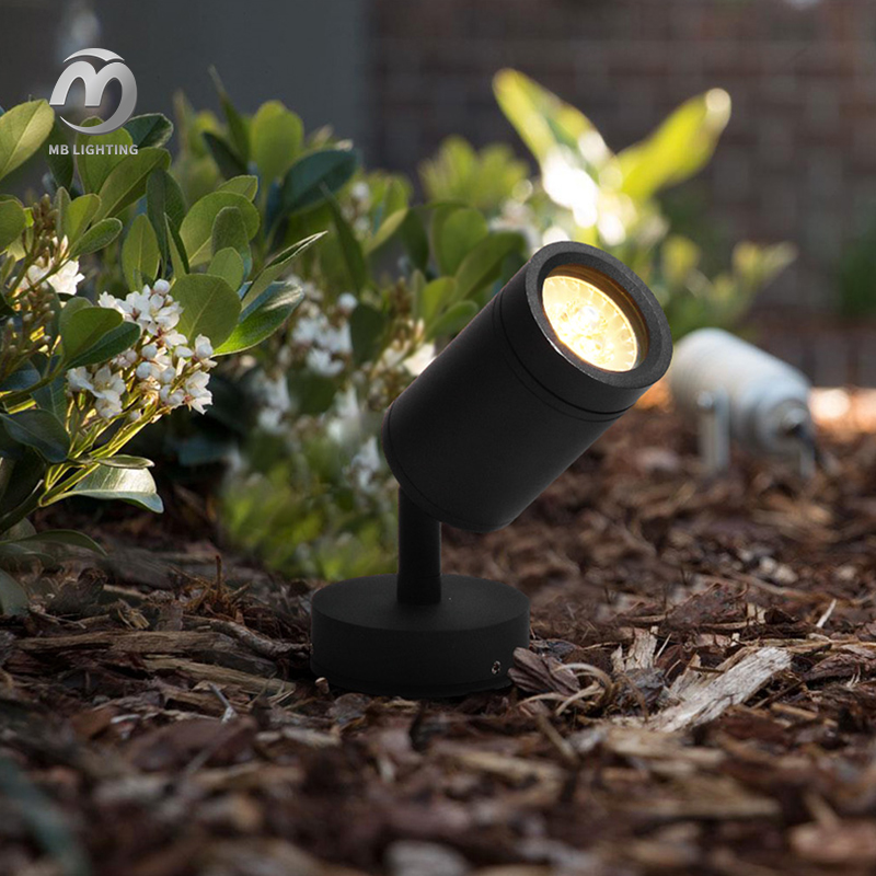 10w GU10 IP65 Outdoor Lighting Spike Tree Light Aluminum Landscape Lamp Led Spot Light Waterproof Wall Light