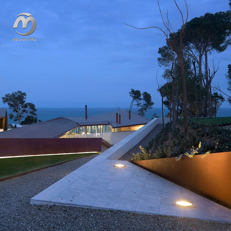 IP67 Waterproof Stainless Steel Floor Embedded Deck Underground Spotlight Outdoor Landscape LED Underground Light