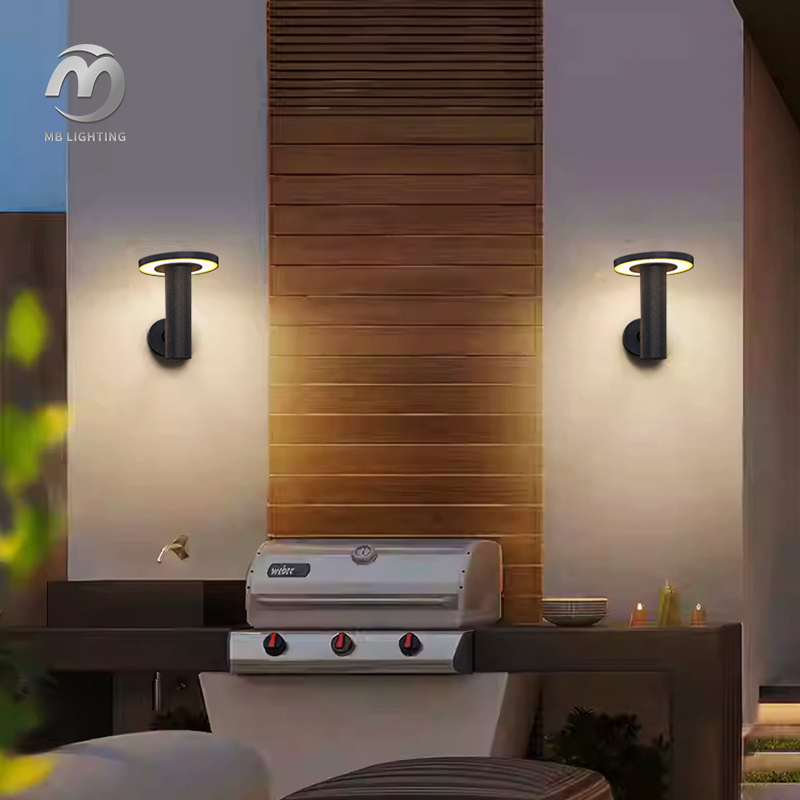 Wall Mounted Porch Corridor Sconce Lights Outdoor LED Wall Light Waterproof Garden Bracket Light