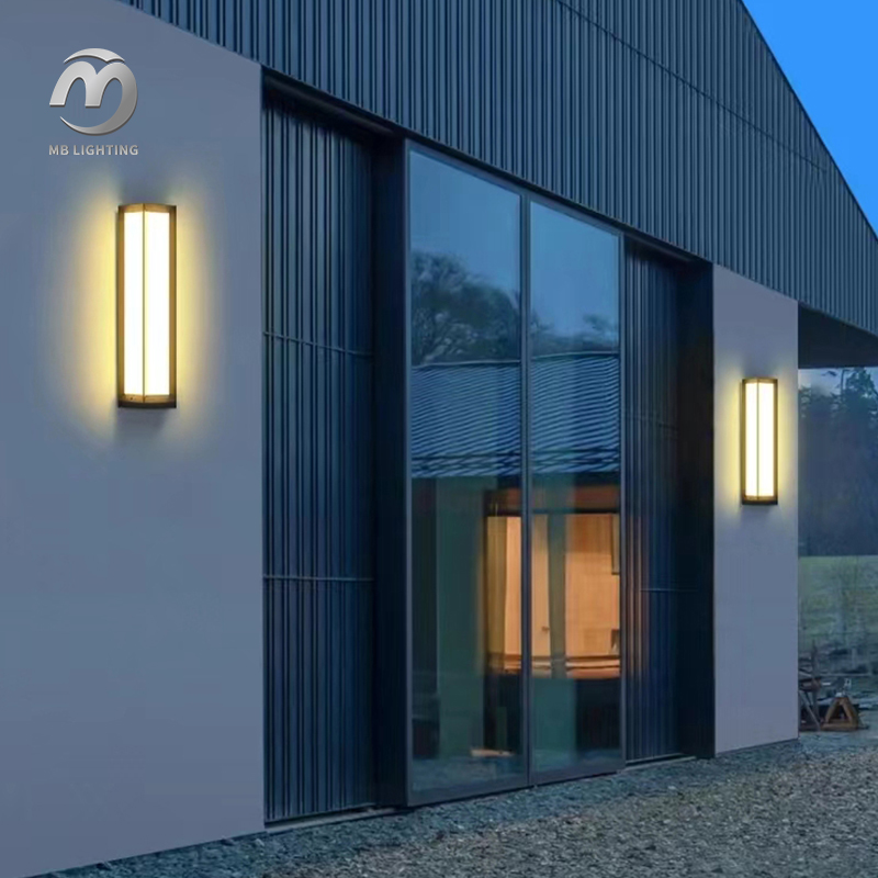 15W Patio Porch Lights Outdoor Wall Mounted Light Aluminum Waterproof LED Wall Lamps