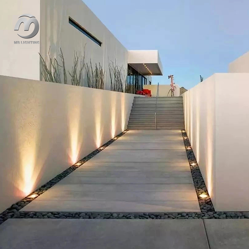 Stainless Steel LED Underground Light Outdoor Floor Recessed Step Lighting Waterproof Ground Buried Lamp