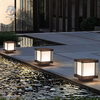 Modern Fence Deck Column Lamps Front Door Pillar Lamps Waterproof Landscape Outdoor Post Lights