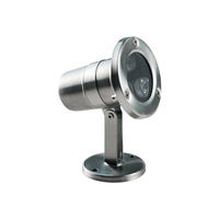Underwater RGB Fountain Lights Stainless Steel Waterproof Led Underwater Lights Fountain Pond Landscape Spotlight