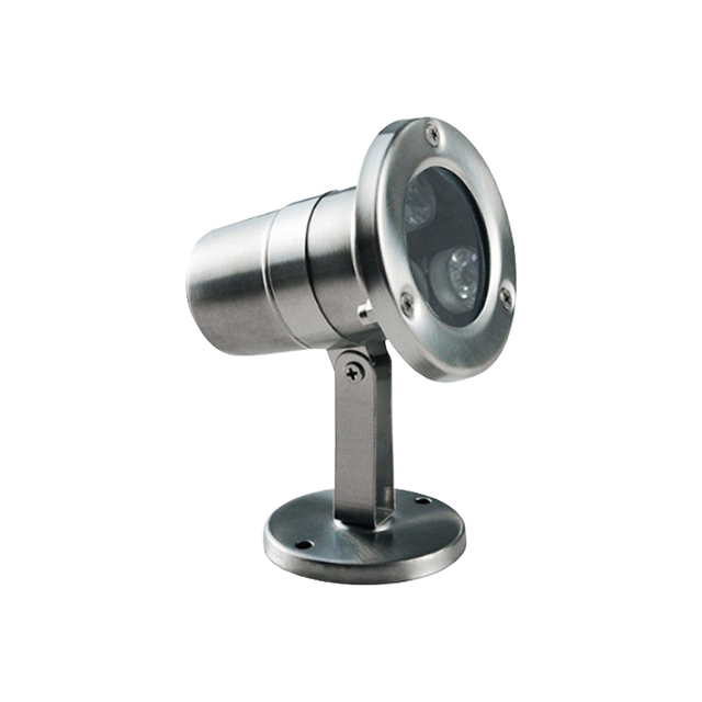 Underwater RGB Fountain Lights Stainless Steel Waterproof Led Underwater Lights Fountain Pond Landscape Spotlight