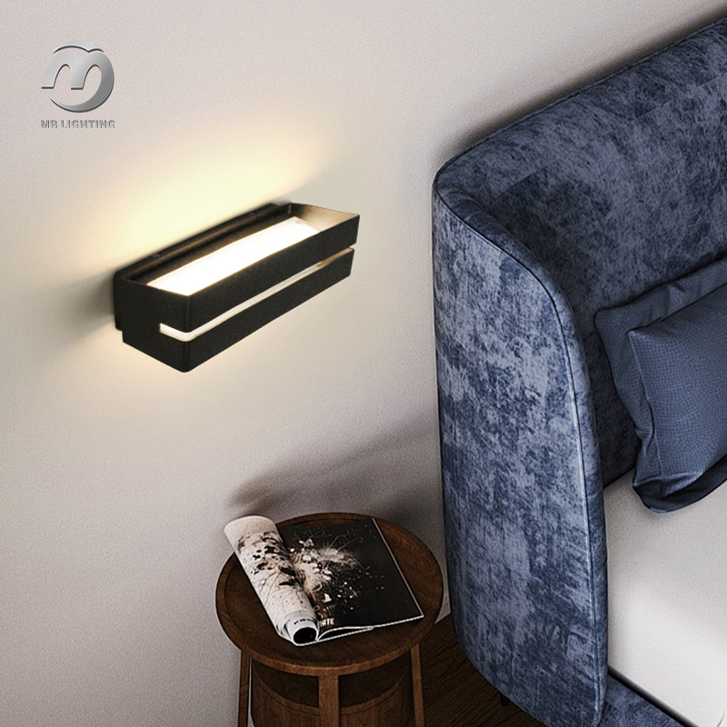Modern LED Wall Light Aluminum Garden Lamp Corridor Balcony Waterproof Outdoor Wall Mounted Lamps