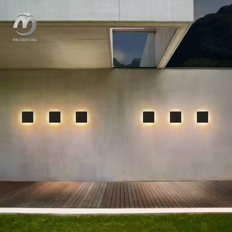 Aluminum LED Wall Lamps Indoor Outdoor Corridor Light Modern Waterproof Exterior Sconce Light