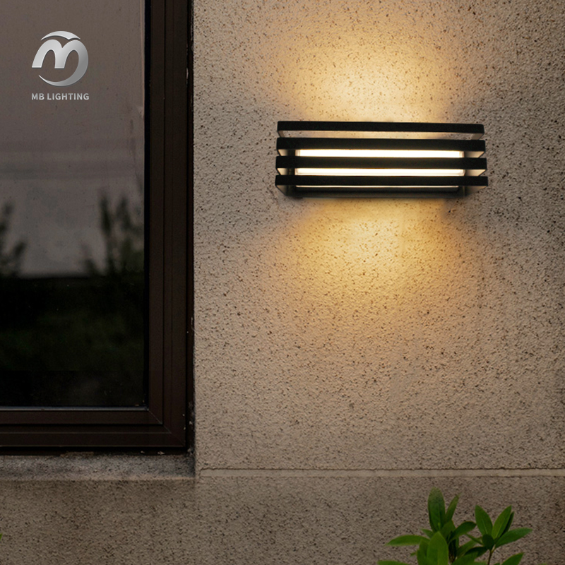 Modern Outdoor LED Sconce Light Creative Garden Lighting Waterproof 10W Wall Lamps