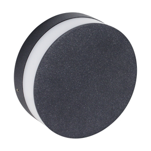Outdoor Waterproof Wall Mounted Light Porch Corridor Sconce Lamp Aluminum Round LED Wall Light