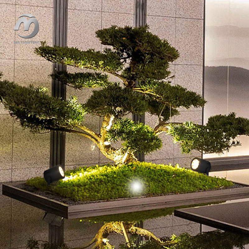 Waterproof Aluminum LED Spot Lamp Outdoor Landscape Architectural Lighting Garden Flood Lights