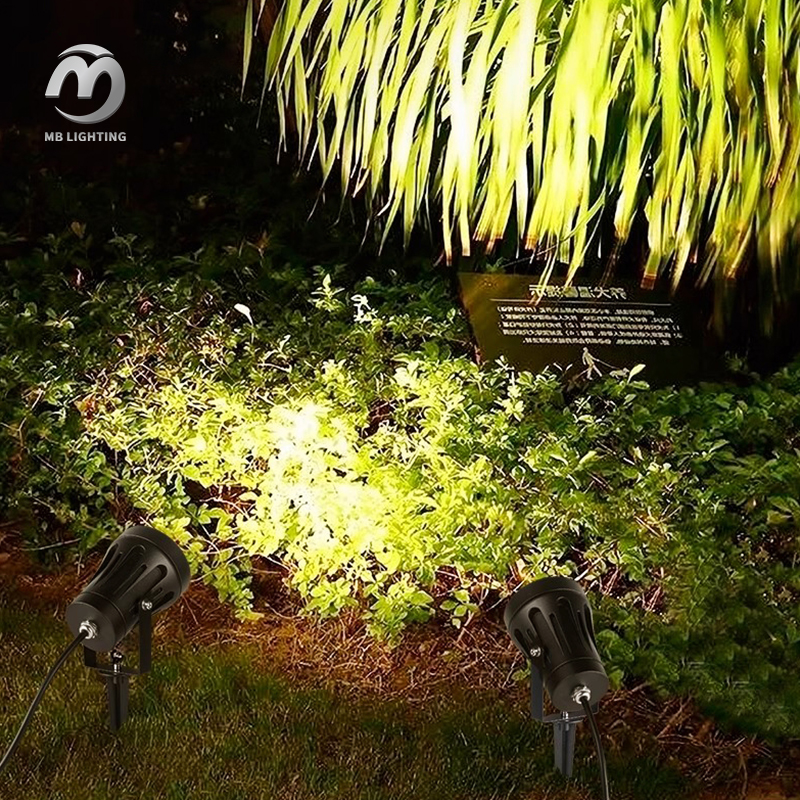Waterproof Garden Yard Pathway Spike Lights Landscape Tree Light Outdoor LED Spot Light