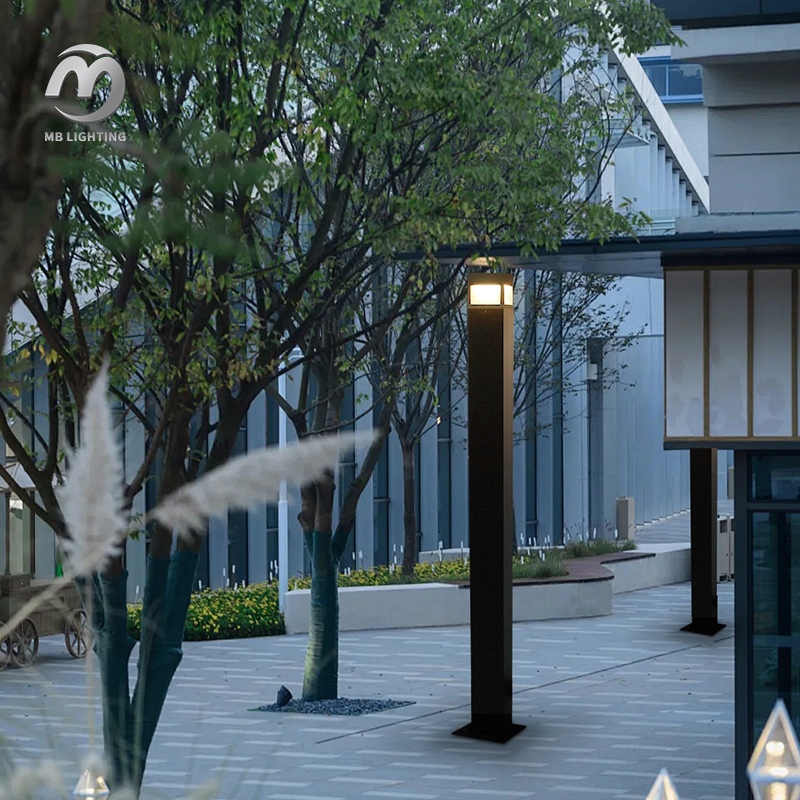 Waterproof High Post Landscape Lamp Outdoor Villa Park Pole Light Led Garden Lights