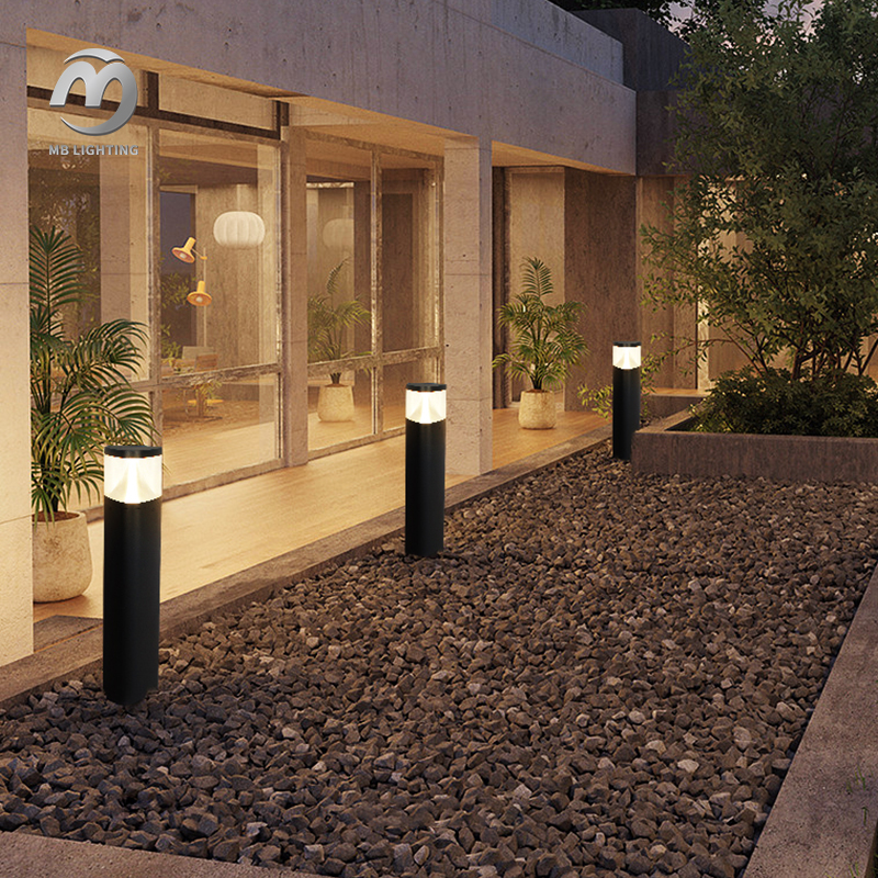Exterior Landscape Bollard Light Waterproof Lawn Lamp Outdoor 10W LED Garden Light
