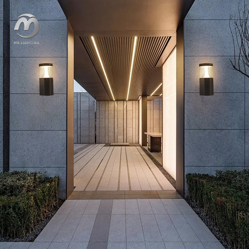 Outdoor LED Wall Lamp Waterproof Corridor Wall Mounting Lighting Garden Aisle Sconce Lamp