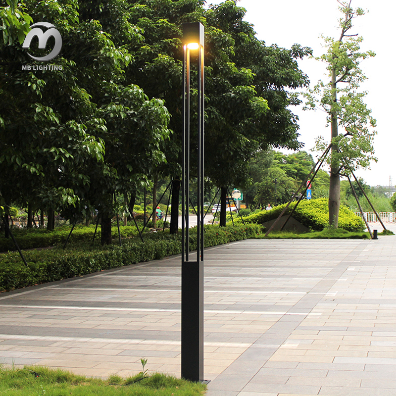 Outdoor High Brightness Garden Light Waterproof LED Pole Lights For Park Courtyard Street Lighting