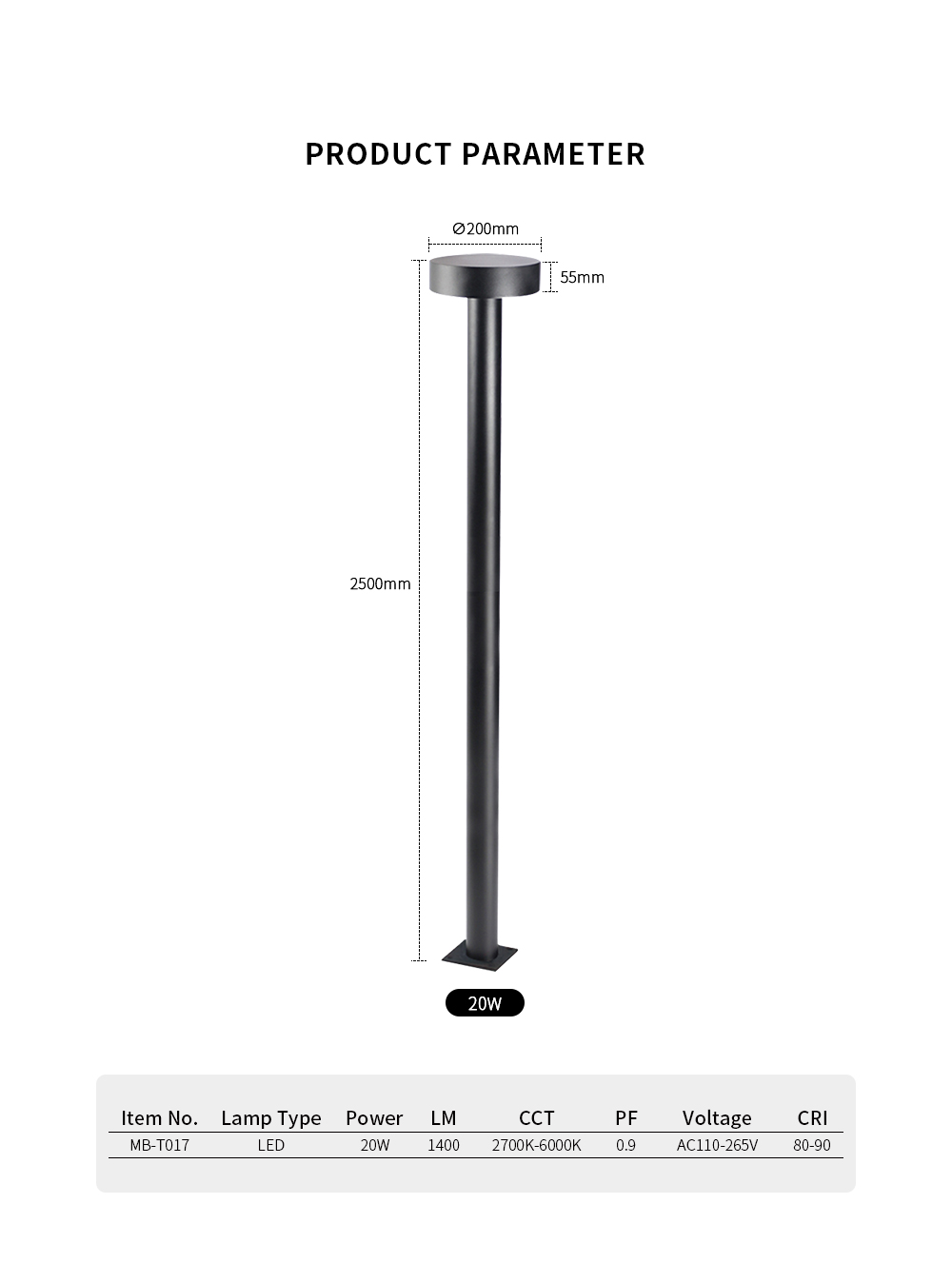 LED Bollard Light