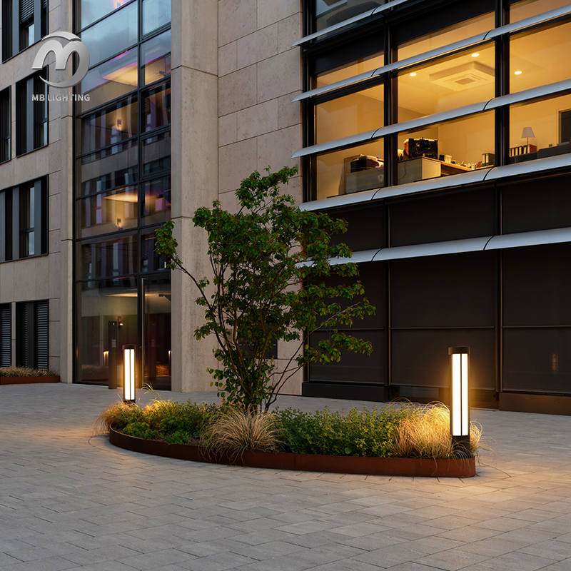 Decorative Landscape Lawn Light Outdoor Garden Post Lights Led Bollard Light