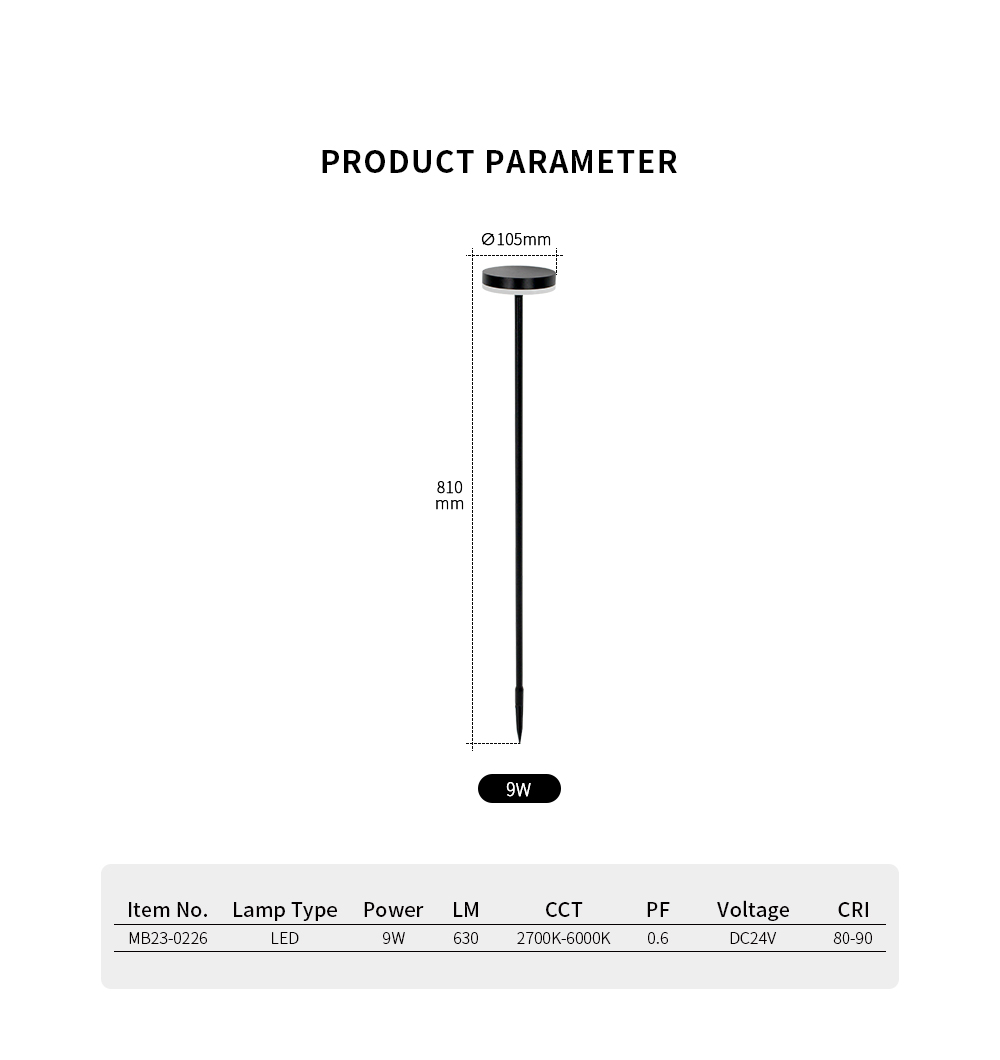 Led Lawn Lamp
