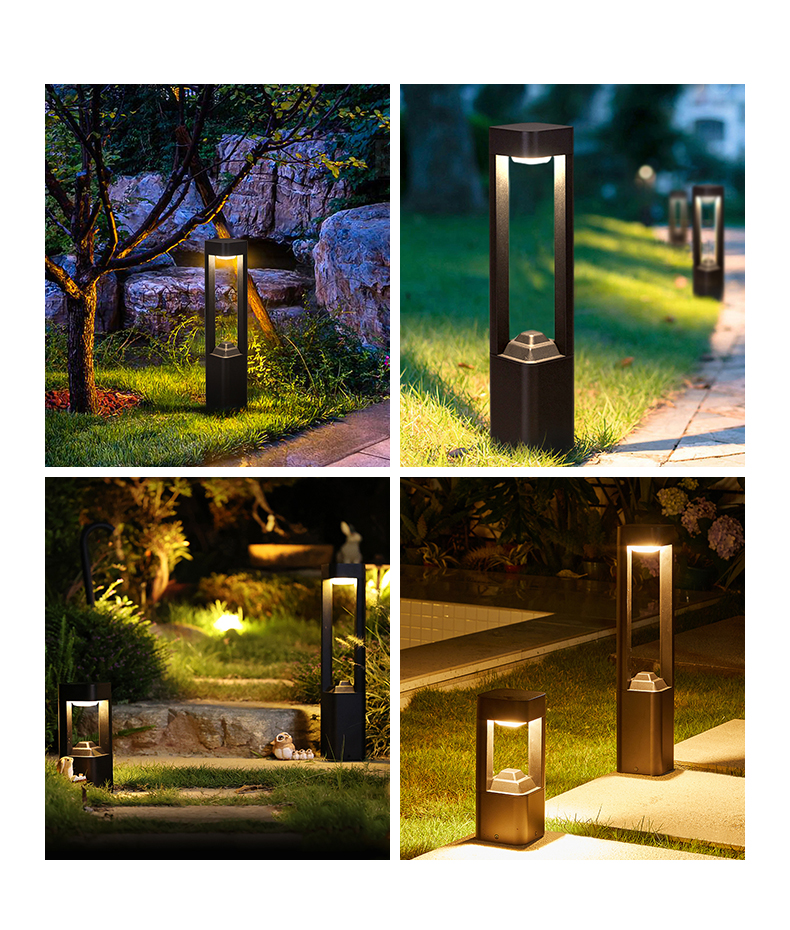 led post bollard exterior lights