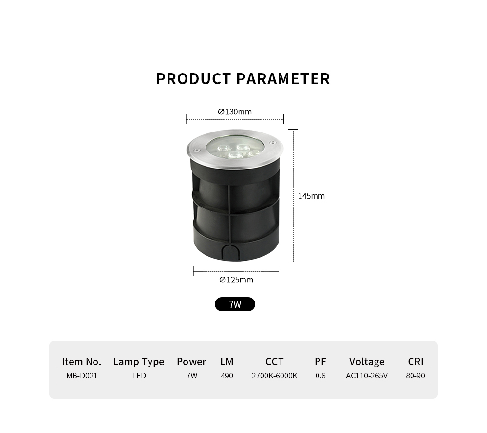 Led Underground Lamp