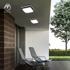 Outdoor Wall Light Aluminum Waterproof Balcony Overhead Light Modern 18W LED Ceiling Light