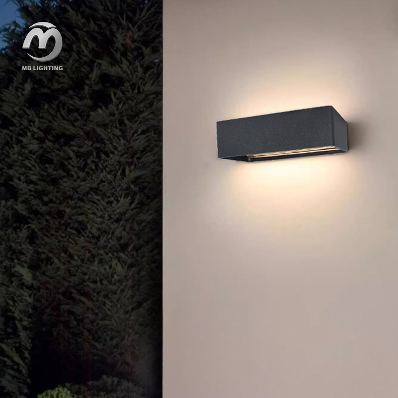 Modern 10W LED Sconce Lamp Outdoor Up And Down Wall Lights Garden Corridor Lights