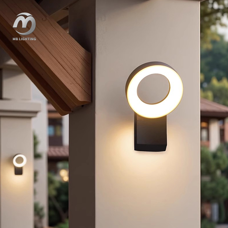 Aluminum Courtyard Decoration Lighting Outdoor Waterproof Corridor Light 12w Garden Led Wall Light