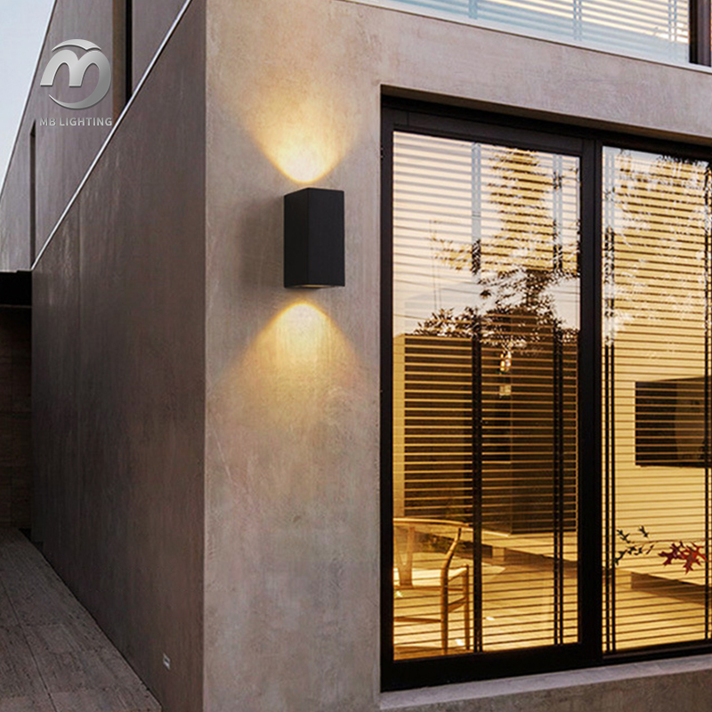 Outdoor Up Down Lighting Outdoor Led Wall Lamp Aluminum Waterproof Porch Corridor Sconce Lights