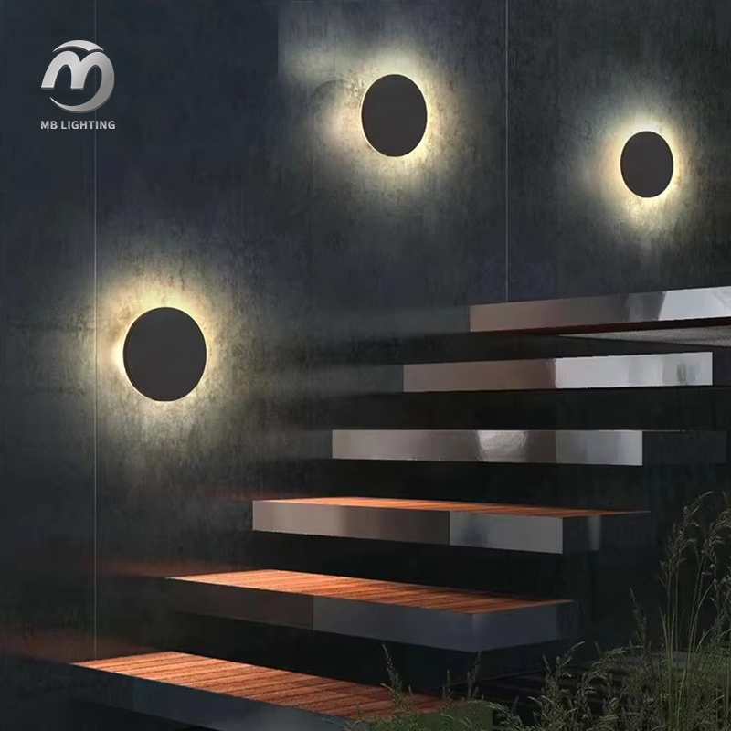 Modern Decorative Porch Corridor Sconce Lamp Aluminum Wall Mounted Light Outdoor Led Wall Lamp