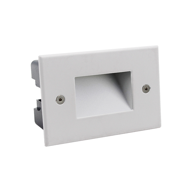 Hotel Footlight 3W Corridor Stair Light Square Led Wall Lamp Outdoor Embedded Step Light