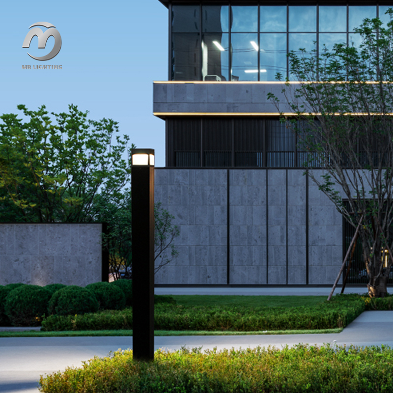 Waterproof High Post Landscape Lamp Outdoor Villa Park Pole Light Led Garden Lights