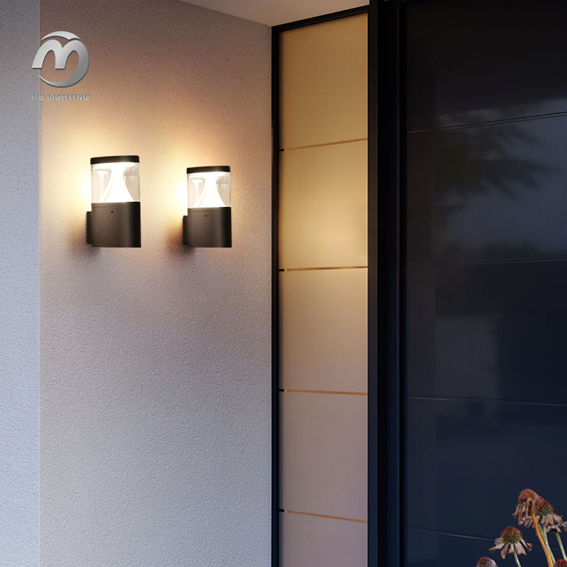 Outdoor LED Wall Lamp Waterproof Corridor Wall Mounting Lighting Garden Aisle Sconce Lamp
