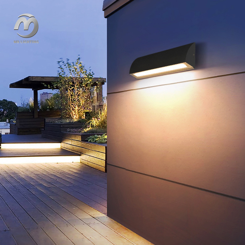 Outdoor Decorative Step Night Light Patio Corridor Waterproof Led Wall Lights Pathway Foot Lamp