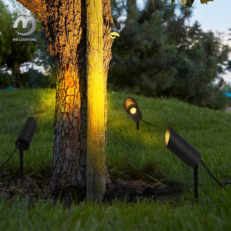 New Design Aluminum Housing IP65 Outdoor LED Spotlight Garden Spot Spike Lights Landscape Lighting