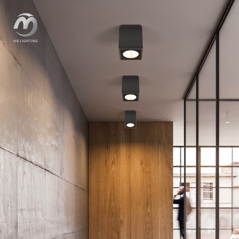 Modern Waterproof Spot Light Outdoor Led Ceiling Light Square LED Downlights