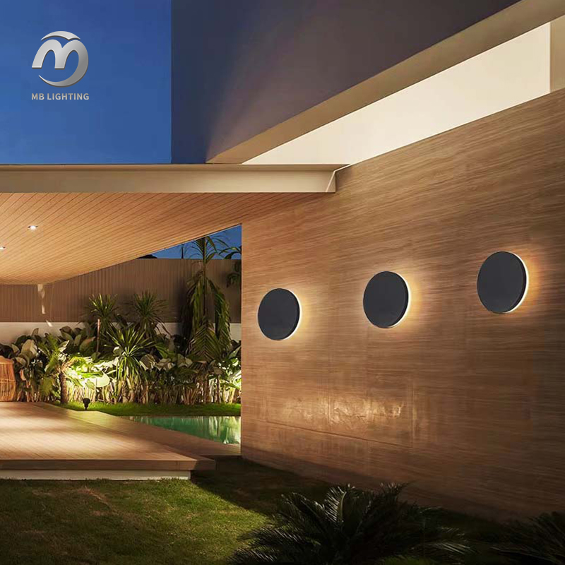 Modern Decorative Porch Corridor Sconce Lamp Aluminum Wall Mounted Light Outdoor Led Wall Lamp