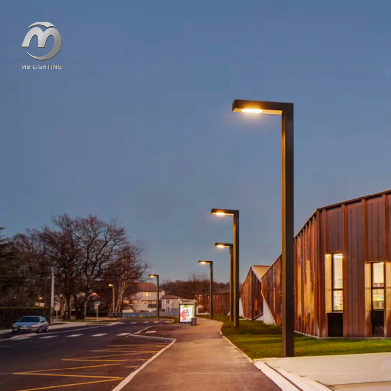 Aluminum Waterproof Outdoor 30W LED Garden Light Pole Lamp Park Landscape Street Lamp