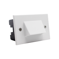Indoor Outdoor Corridor Recessed Wall Lamps 3W Led Stair Light Aluminum Square Step Lamp