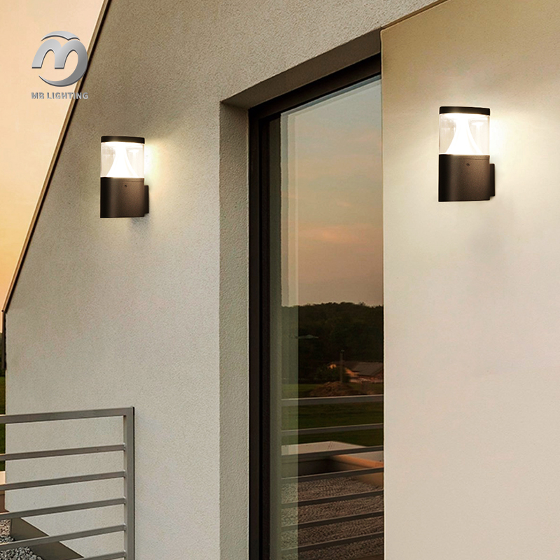 Outdoor LED Wall Lamp Waterproof Corridor Wall Mounting Lighting Garden Aisle Sconce Lamp