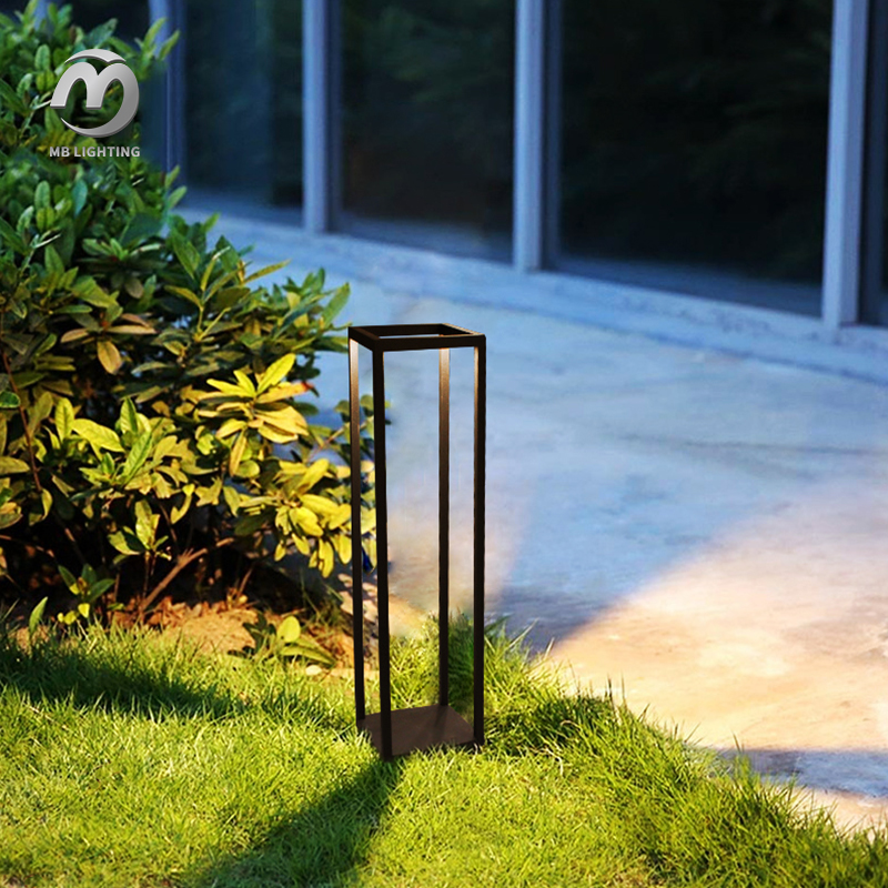 8W Waterproof Outdoor LED Garden Light Decorative Lawn Bollard Lights Landscape Post Light