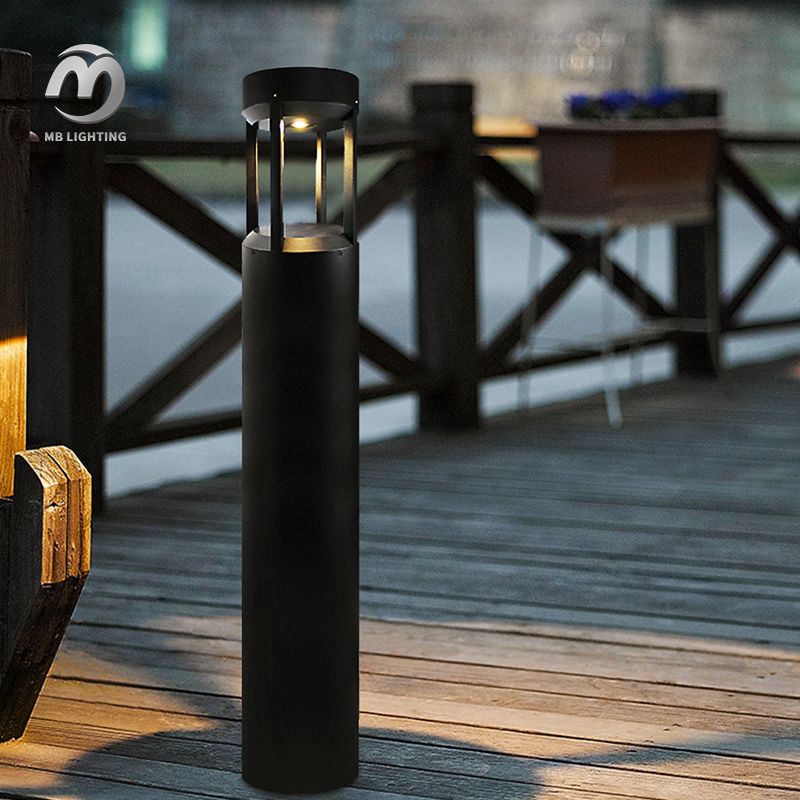 Waterproof 15W Bollard Light Garden Landscape Lights Outdoor Aluminum Led Lawn Light