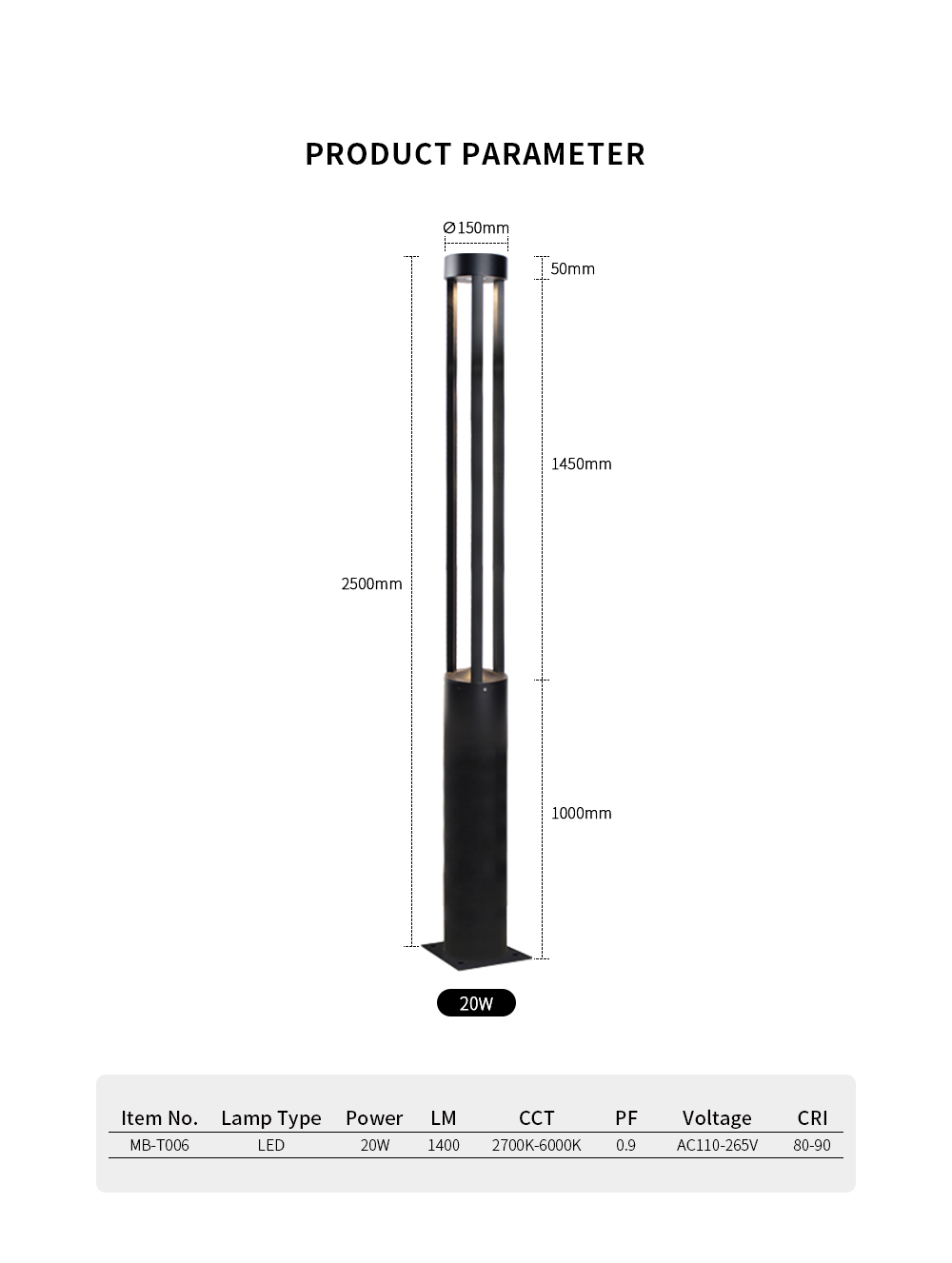 LED Lawn Light