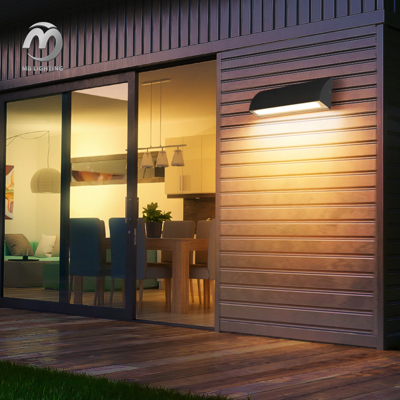 Outdoor Decorative Step Night Light Patio Corridor Waterproof Led Wall Lights Pathway Foot Lamp