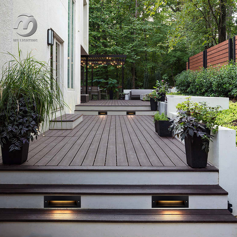 LED Outdoor Step Light Foot Light Waterproof Wall Corner Lamps Corridor Step Stair Light